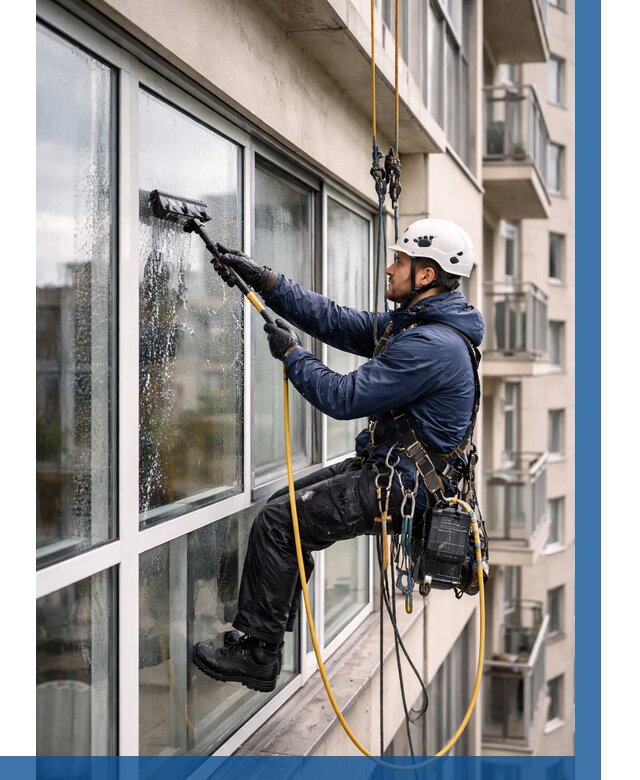 Мойка балконного остекления в Владимире от 3631 р. | ВЫСОТНИК-Вдм