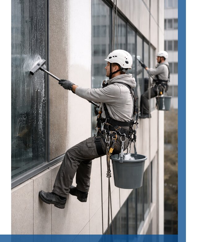 Мойка фасадов зданий в Владимире под ключ от 363 р. | ВЫСОТНИК-Вдм