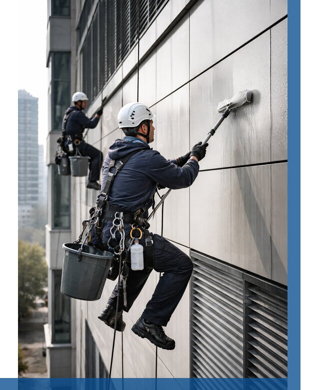 Мойка вентилируемого фасада в Владимире от 259 р. | ВЫСОТНИК-Вдм