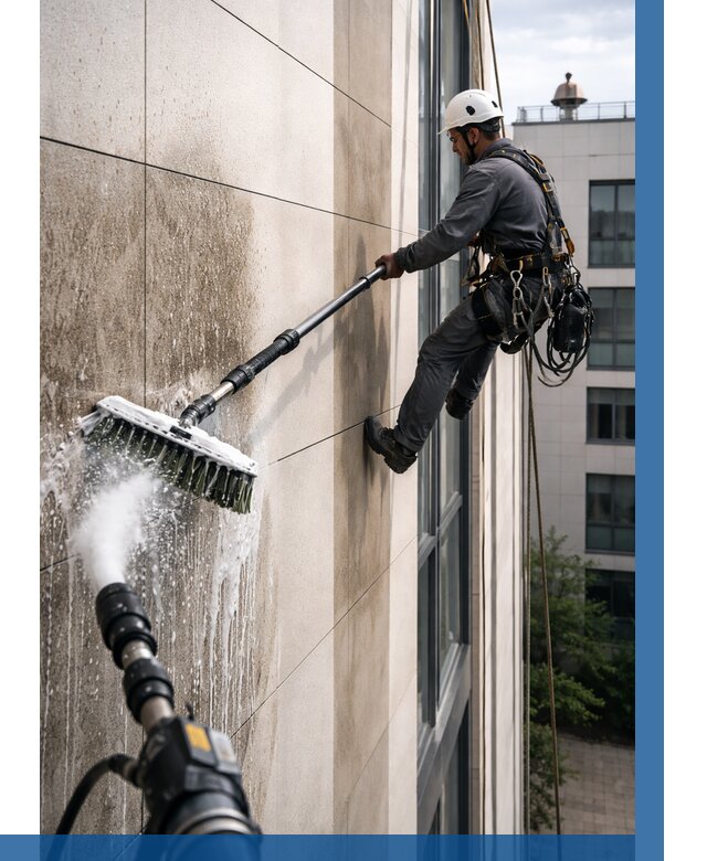 Мойка фасада из керамогранита в Владимире от 311 р. | ВЫСОТНИК-Вдм