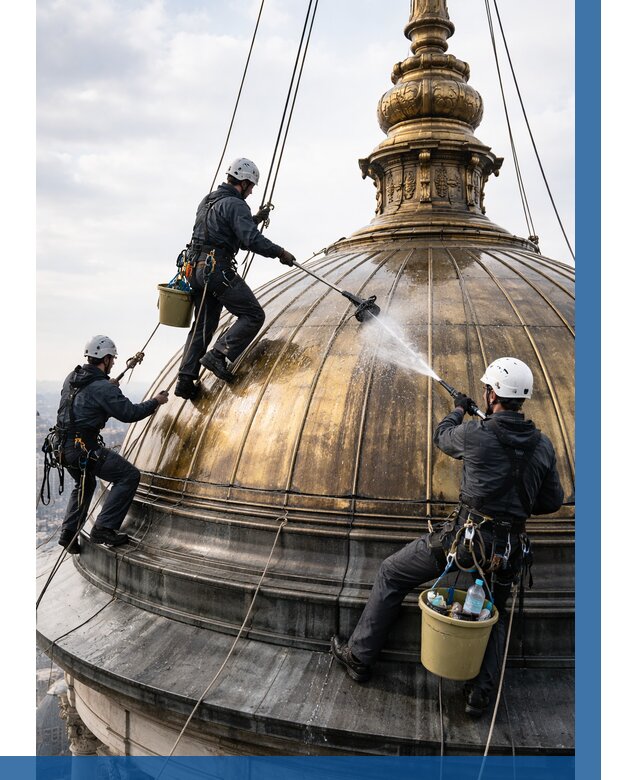 Мойка куполов и шпилей в Владимире от 8300 р. - заказать | ВЫСОТНИК-Вдм