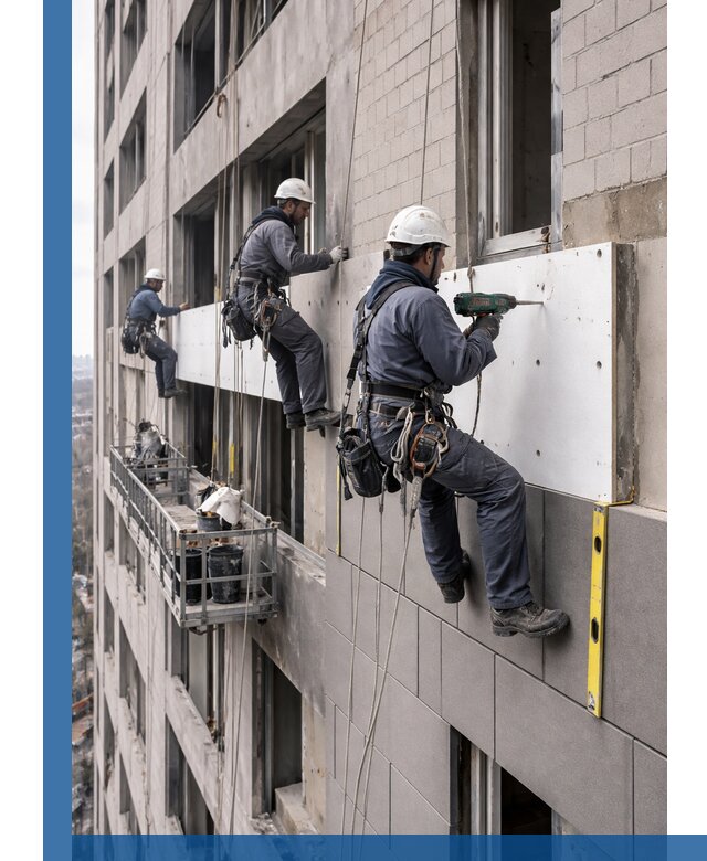 Монтаж фасадных термопанелей высокого качества в Владимире