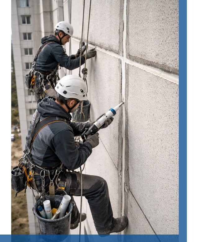 Герметизация межпанельных швов в Владимире от 726 р. | ВЫСОТНИК-Вдм