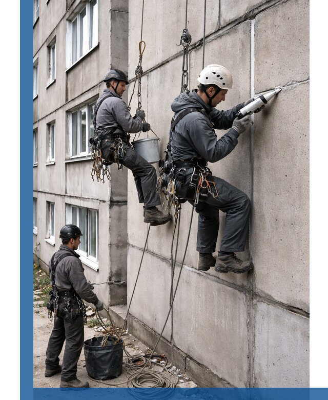 Герметизация межпанельных швов в Владимире с гарантией герметичности