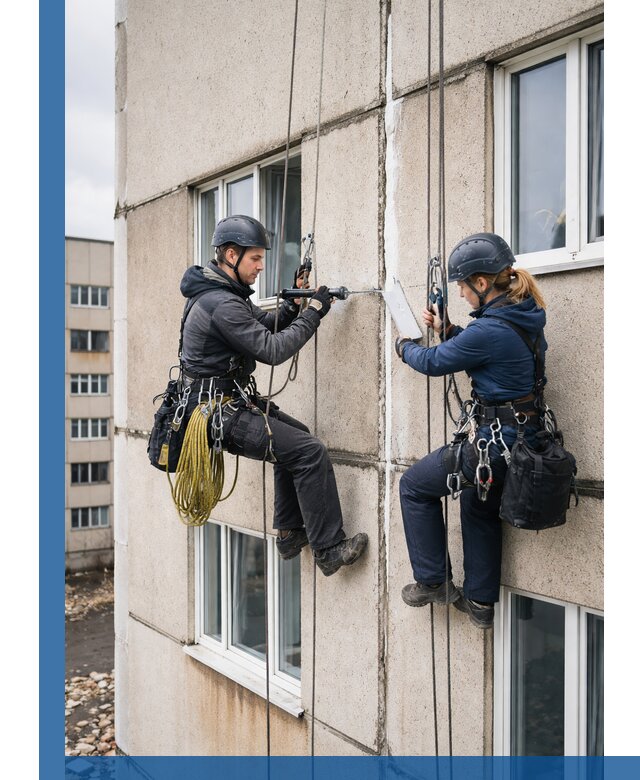 Герметизация межпанельных швов тёплым швом в Владимире