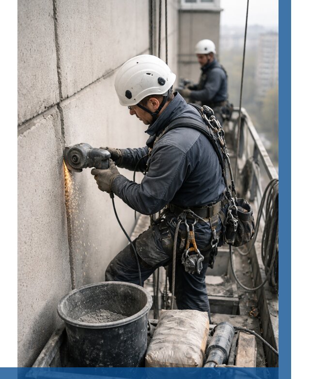 Штробление межпанельных швов в Владимире от 1245 р. | ВЫСОТНИК-Вдм