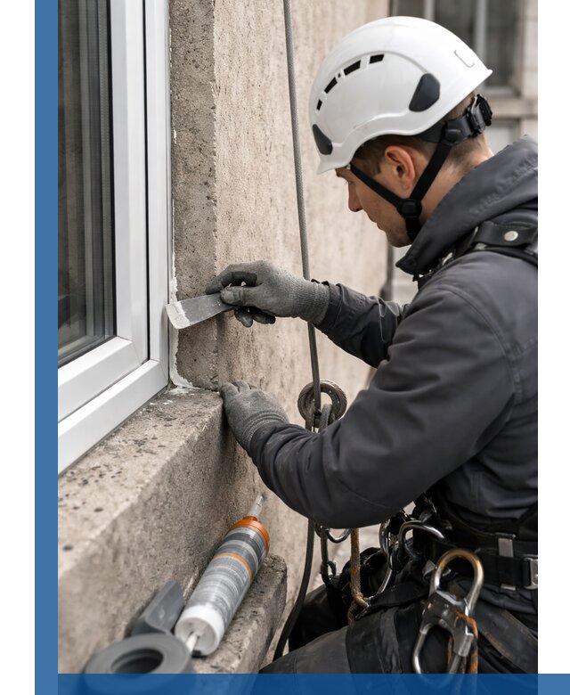 Герметизация монтажных швов окон в Владимире с гарантией качества