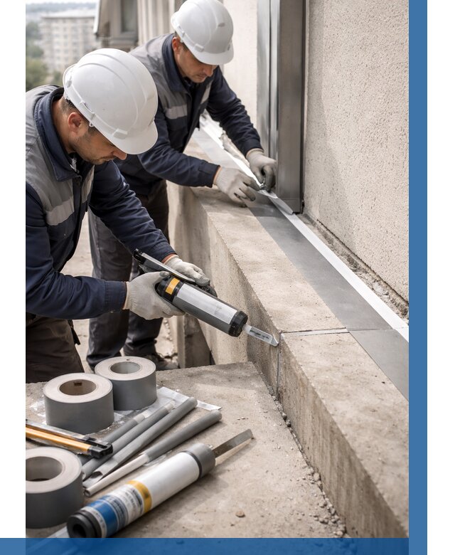 Герметизация примыкания балкона в Владимире от 4669 р. | ВЫСОТНИК-Вдм