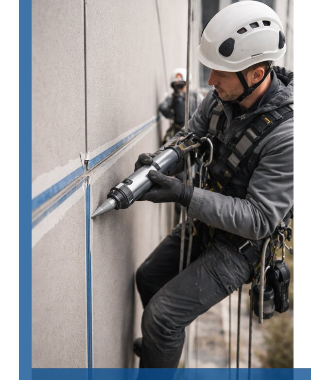 Герметизация стыков фасадных панелей в Владимире качественно и быстро