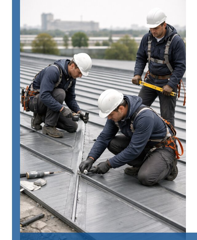 Ремонт фальцевой кровли в Владимире срочно и качественно