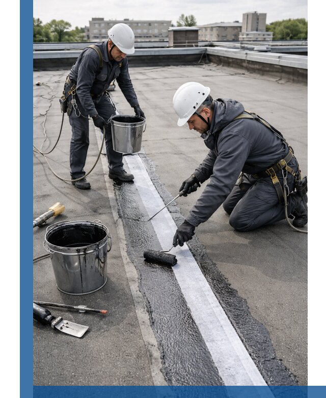 Гидроизоляция кровли мастикой в Владимире надежная защита