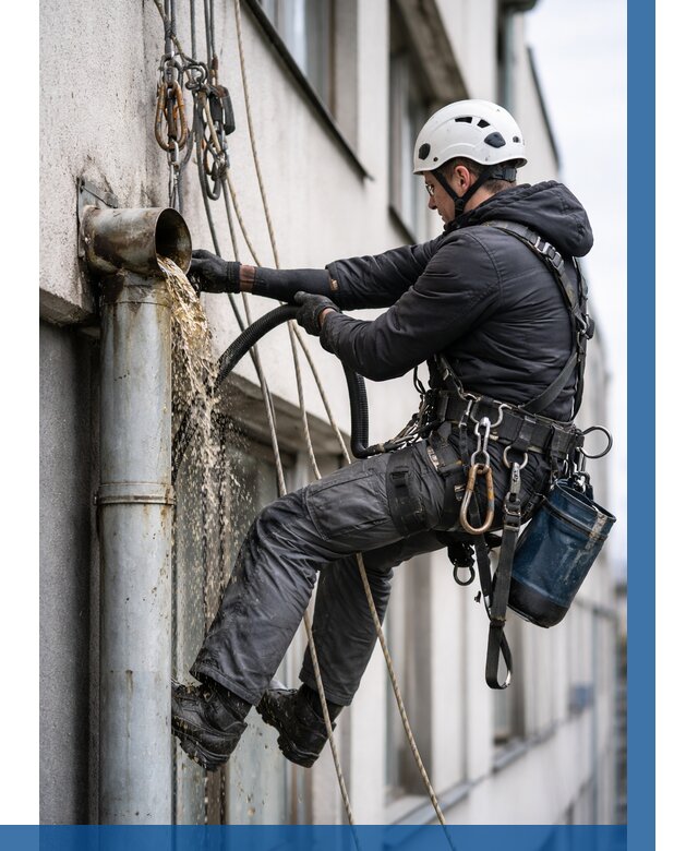 Прочистка водосточных труб в Владимире от 3631 р. | ВЫСОТНИК-Вдм