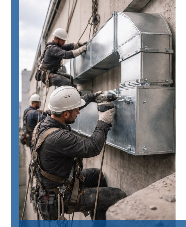 Профессиональный монтаж вентиляционных коробов в Владимире под ключ