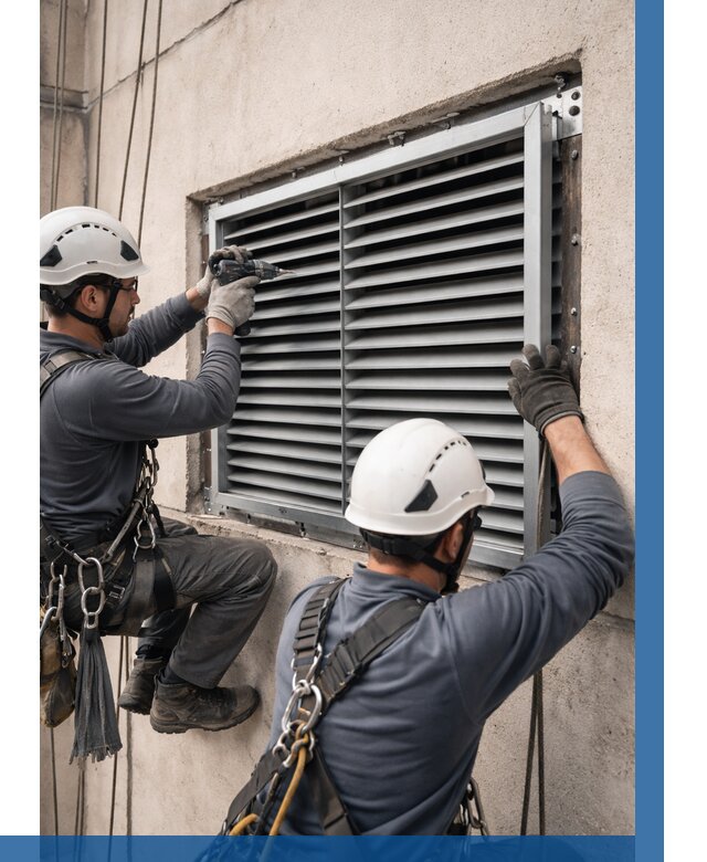 Монтаж вентиляционных решеток в Владимире от 4669 р. | ВЫСОТНИК-Вдм