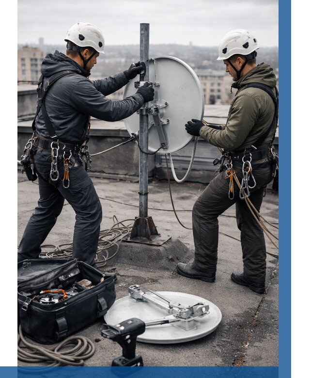 Демонтаж антенн на крыше в Владимире от 4669 р. | ВЫСОТНИК-Вдм