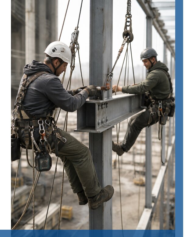 Монтаж металлоконструкций на высоте в Владимире от 3631 р. | ВЫСОТНИК-Вдм