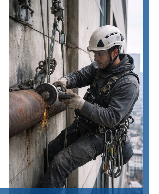 Резка металла на высоте в Владимире по цене от 4669 р. | ВЫСОТНИК-Вдм