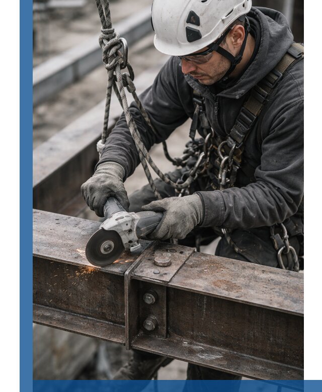 Резка металла на высоте в Владимире для зданий и конструкций