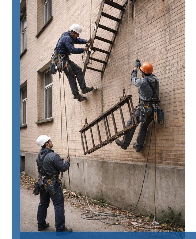 Демонтаж пожарной лестницы в Владимире быстро и безопасно