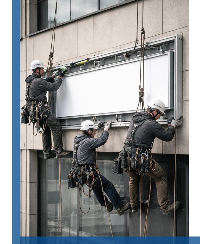 Профессиональный монтаж светового короба под ключ в Владимире