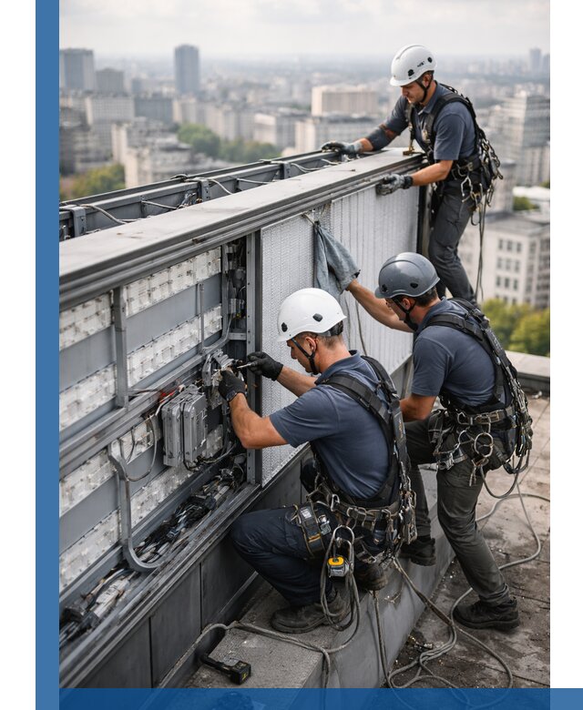 Профессиональное обслуживание крышной рекламы в Владимире под ключ