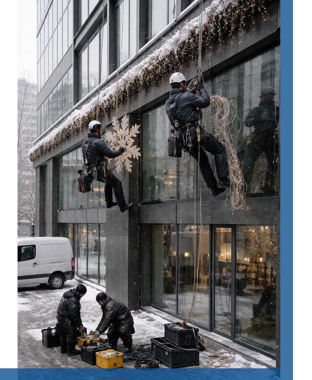 Демонтаж новогоднего оформления в Владимире от 5706 р. | ВЫСОТНИК-Вдм