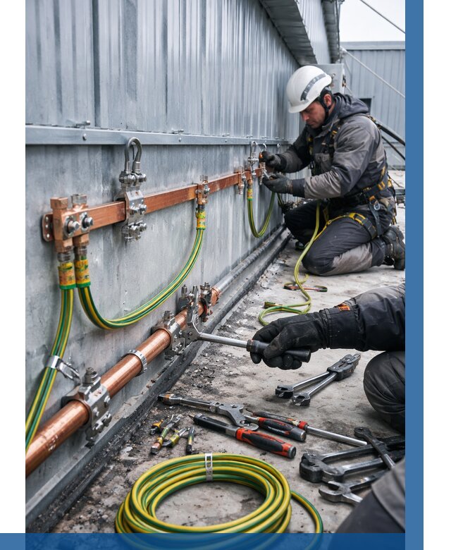 Монтаж заземления здания в Владимире от 25938 р. | ВЫСОТНИК-Вдм