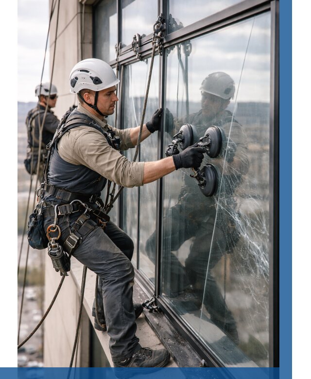 Замена стекла в витраже в Владимире под ключ от 8819 р. | ВЫСОТНИК-Вдм