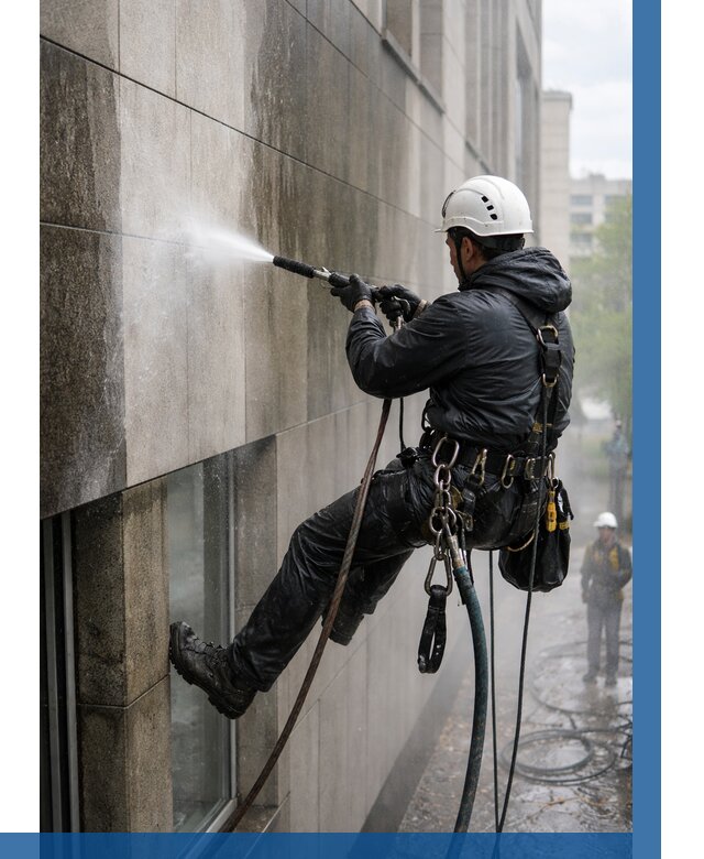 Гидроструйная очистка поверхностей в Владимире от 882 р. | ВЫСОТНИК-Вдм