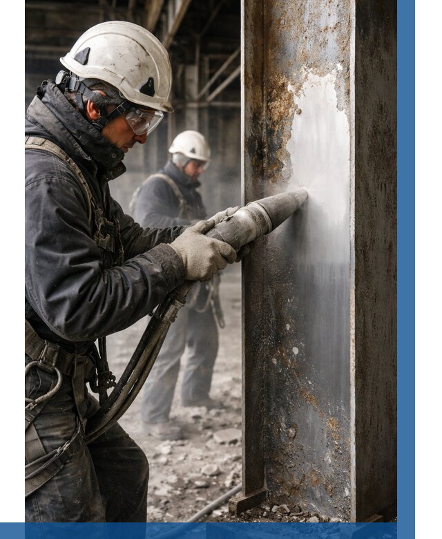 Удаление старой краски с металла в Владимире от 467 р. | ВЫСОТНИК-Вдм