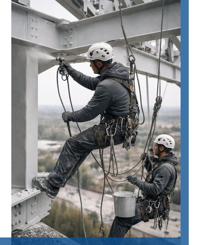 Покраска металлоконструкций на высоте в Владимире 363 р |ВЫСОТНИК-Вдм