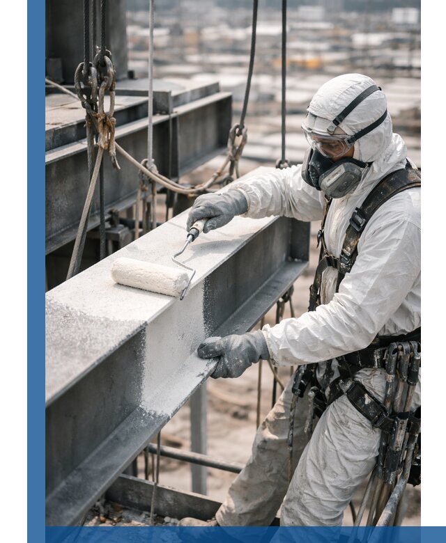 Профессиональная огнезащитная обработка металлоконструкций в Владимире