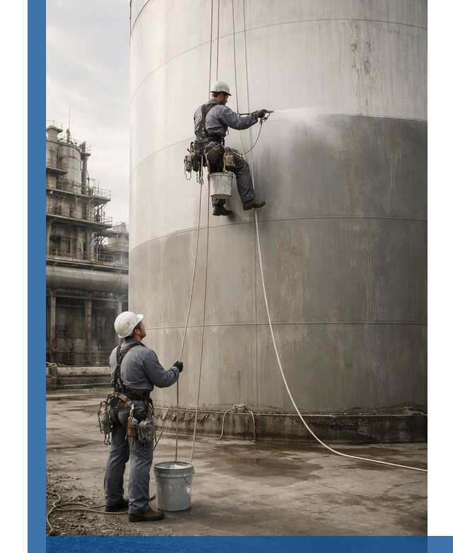 Покраска стальных резервуаров и емкостей в Владимире профессионально