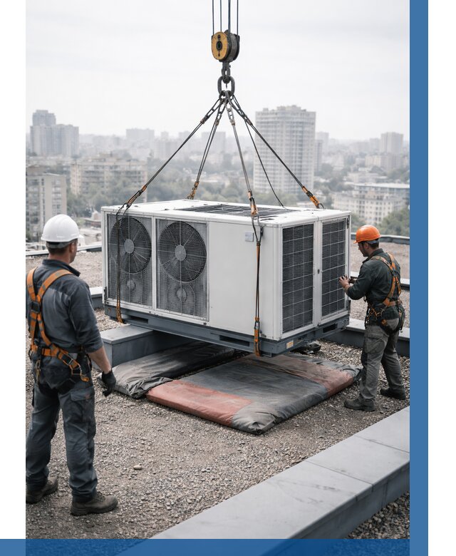 Подъем груза на крышу в Владимире от 5188 р. | ВЫСОТНИК-Вдм заказать