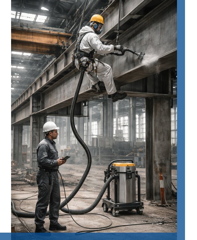 Обеспыливание конструкций в цехе в Владимире от 4358 р. | ВЫСОТНИК-Вдм