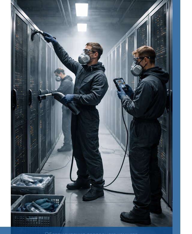 Обеспыливание серверной комнаты в Владимире от 4669 р. | ВЫСОТНИК-Вдм