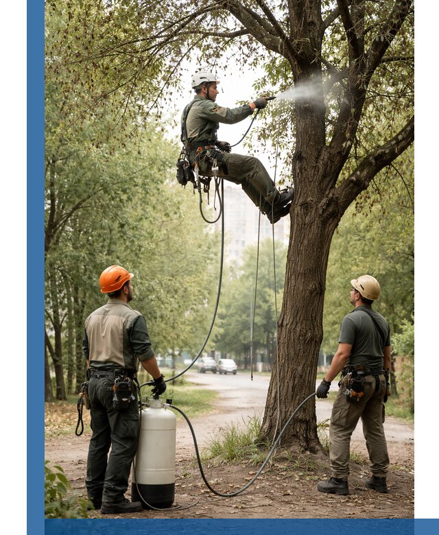 Обработка деревьев от вредителей в Владимире профессиональная защита