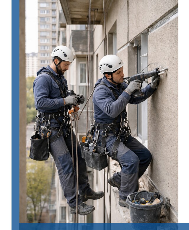 Промышленные альпинисты высотные работы и монтаж в Владимире